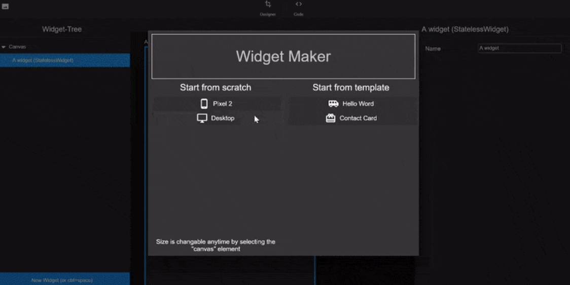 [Widget Maker](https://www.widgetmaker.dev/)