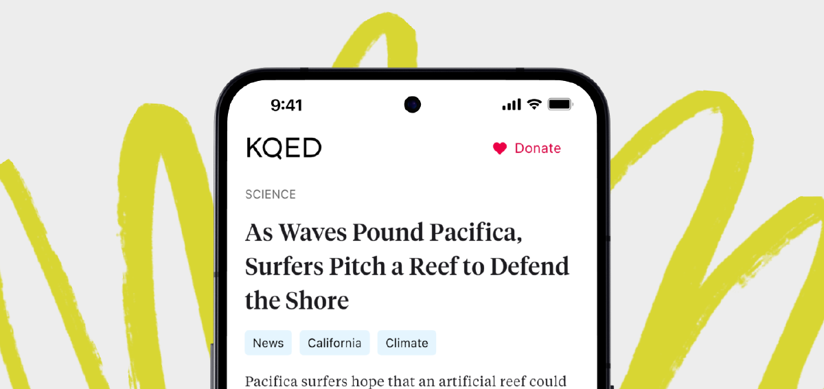 KQED homepage