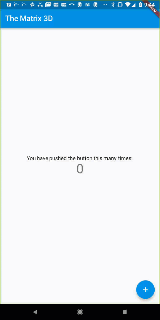 Perspective on Flutter