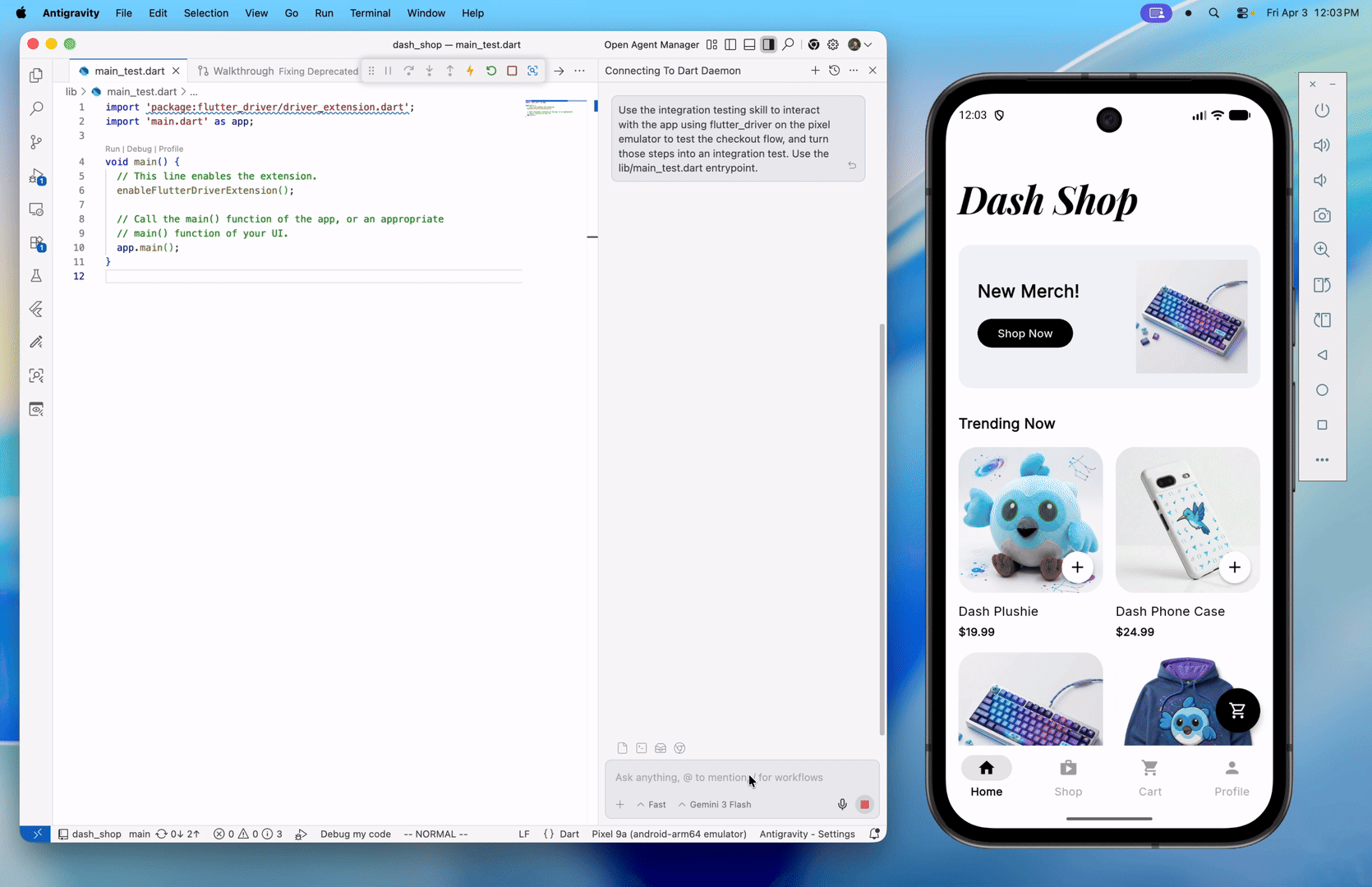 Dart & Flutter Agent Skills give your agent step-by-step instructions on how to complete a variety of tasks, like writing integration tests
